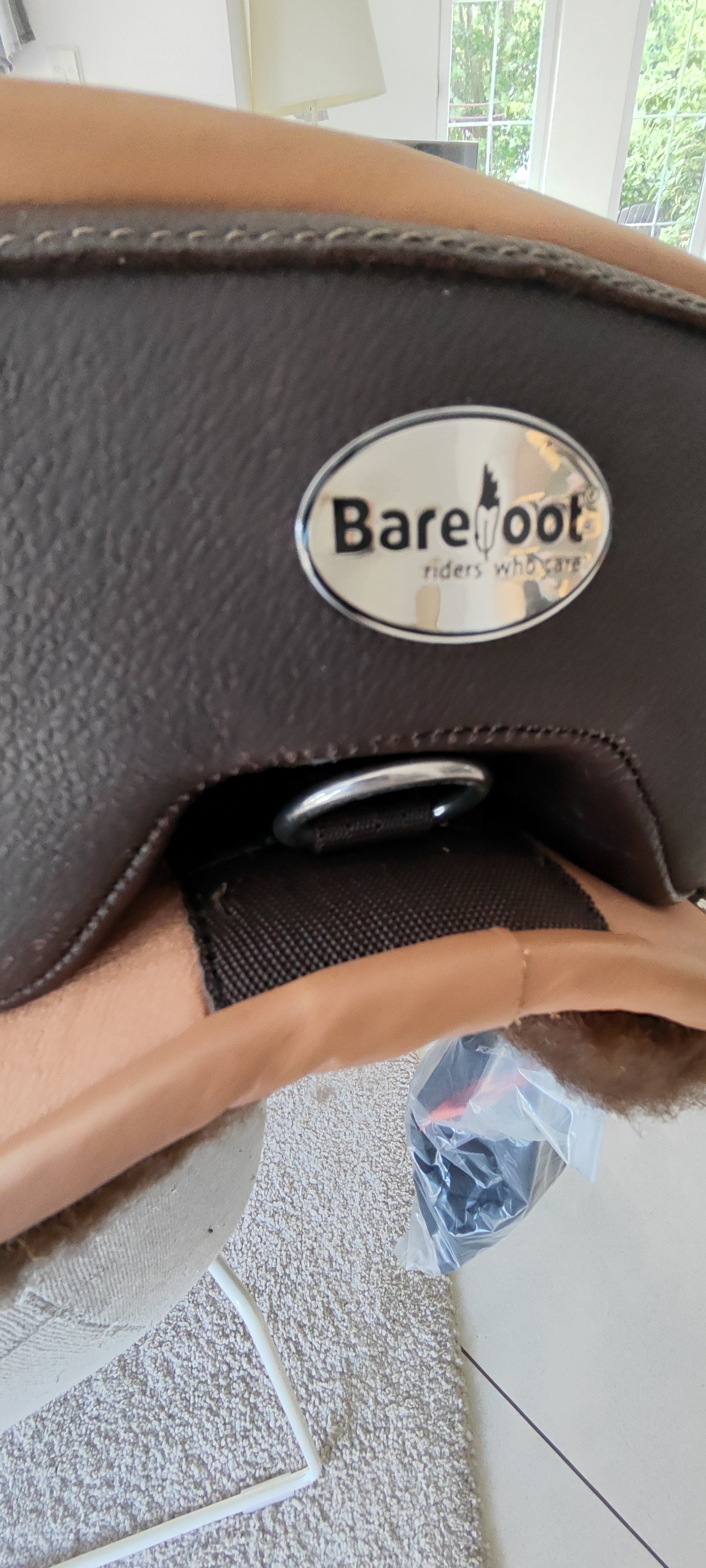 Sattel BARRYDALE Nubukleder mit Softpauschen B-Ware