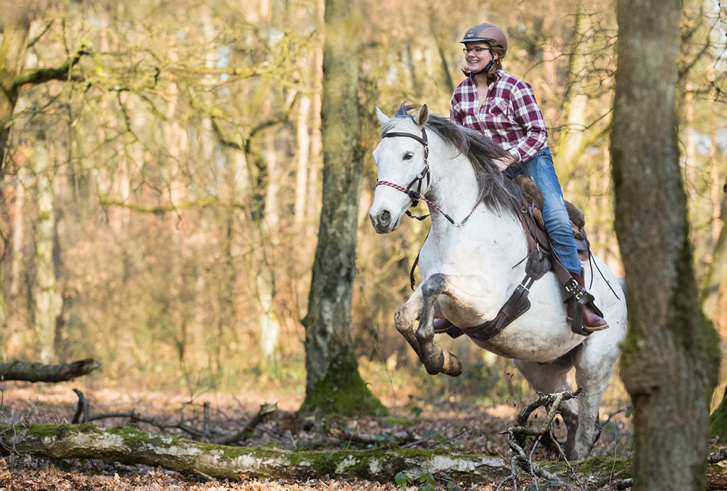 Sattel LAZY MOUNTAIN Nubukleder, Fellsitz